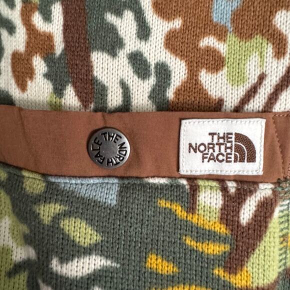 The North Face Gordon Lyons Quarter Zip Fleece Pullover Thyme Pinecone Brown XXL - Picture 8 of 10